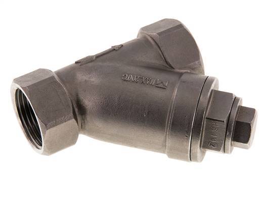 G1'' Filtro en Y 0.6mm Acero Inoxidable PTFE 40bar