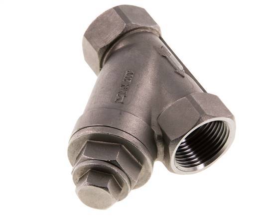 G1'' Filtro en Y 0.6mm Acero Inoxidable PTFE 40bar