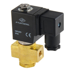 Electroválvula ST-DB 1/8'' NO latón FKM 0-12bar 12V DC