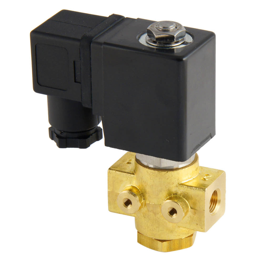 Electroválvula ST-DB 1/8'' NO latón FKM 0-12bar 24V AC