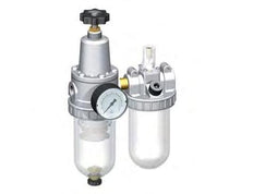 FRL 2-Part G3/8'' 800 l/min 0.5-10.0bar/7-145psi Auto Polycarbonate Standard 2