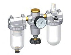 FRL 3-Part G1/2'' 1400 l/min 0.5-10.0bar/7-145psi Semi-Auto Protective Cage Polycarbonate Standard 2