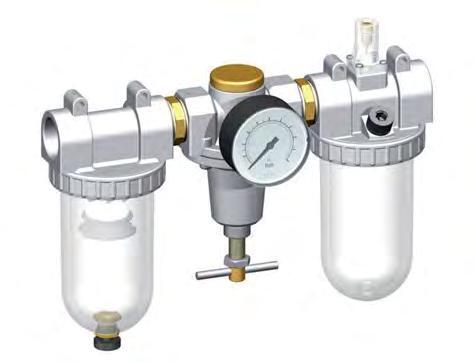 FRL 3-Part G3/4'' 3200 l/min 0.5-16.0bar/7-232psi Semi-Auto Metal Standard 3