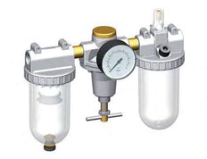 FRL G1/2'' 3200l/min 0,5-10,0bar/7-145psi Jaula de protección Estándar 3