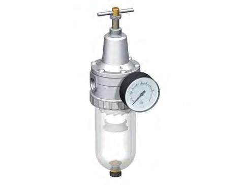 Filter-Regulator G1/2'' 3000 l/min 0.5-10.0bar/7-145psi Auto Polycarbonate Standard 3