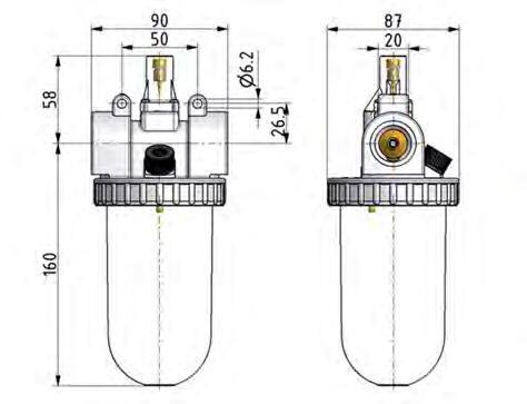 Lubricador G1'' Jaula Protectora de Policarbonato Estándar 3