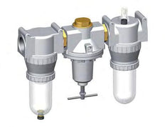 FRL 3-Part G1 1/2'' 4900 l/min 0.5-10.0bar/7-145psi Semi-Auto Protective Cage Polycarbonate Standard 5