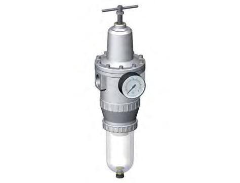 Filter-Regulator G3/4'' 12000 l/min 0.1-3.0bar/1-44psi Semi-Auto Polycarbonate Standard 5
