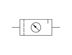 FRL 2-Part G1/4'' 700 l/min 0.5-10.0bar/7-145psi Auto (Closed Without Pressure) 40 mm Pressure Gauge Polycarbonate Multifix 0