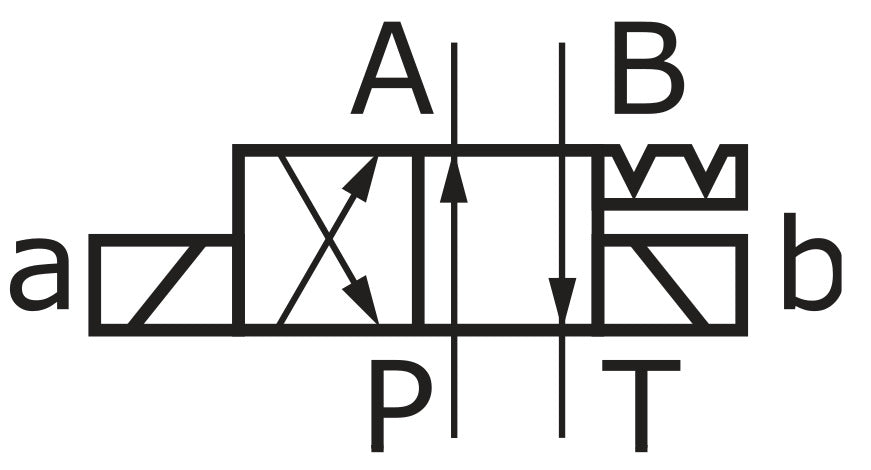 electroválvula hidráulica 4/2 vías NG6 (D03) 24V DC - Argo Hytos RPE3-062J15