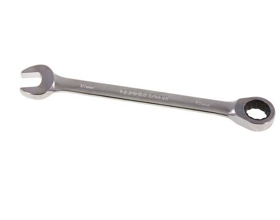 19mm Gedore Red Open End Wrench With Ratchet End