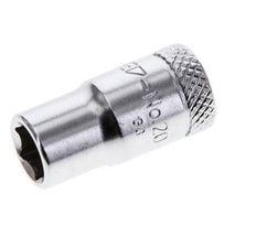 inserto de vaso de 1/4" Gedore para tornillos hexagonales exteriores de 7 mm