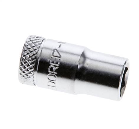 inserto de vaso de 1/4" Gedore para tornillos hexagonales exteriores de 7 mm