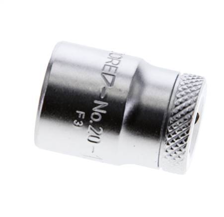 inserto de vaso de 1/4" Gedore para tornillos hexagonales exteriores de 13 mm