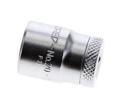 inserto de vaso de 1/4" Gedore para tornillos hexagonales exteriores de 13 mm