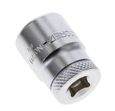 inserto de vaso de 1/4" Gedore para tornillos hexagonales exteriores de 13 mm