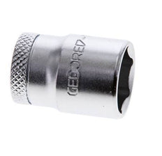 inserto de vaso de 1/4" Gedore para tornillos hexagonales exteriores de 13 mm