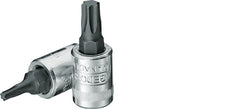 1/4" Gedore Red Socket Insert for TX20 Internal Torx Screws [2 Pieces]