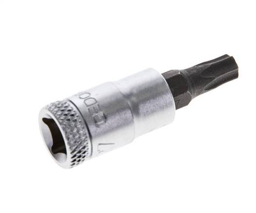 inserto de vaso de 1/4" Gedore para tornillos Torx internos TX27