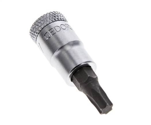 inserto de vaso de 1/4" Gedore para tornillos Torx internos TX27