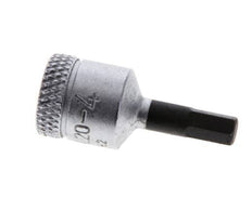 1/4" Gedore 28mm Long Pin Socket Insert for 4 mm Hexagonal Socket Screws