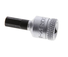 inserción de pasador largo de 1/4" Gedore de 28 mm para tornillos de cabeza hueca hexagonal de 5 mm