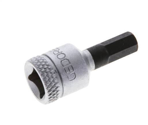 inserción de pasador largo de 1/4" Gedore de 28 mm para tornillos de cabeza hueca hexagonal de 5 mm