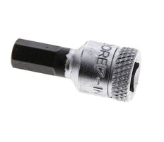 inserción de pasador largo de 1/4" Gedore de 28 mm para tornillos de cabeza hueca hexagonal de 6 mm