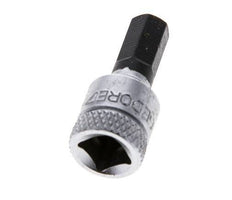 inserción de pasador largo de 1/4" Gedore de 28 mm para tornillos de cabeza hueca hexagonal de 6 mm