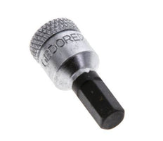 inserción de pasador largo de 1/4" Gedore de 28 mm para tornillos de cabeza hueca hexagonal de 6 mm