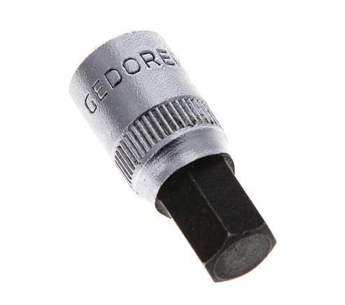 inserción de pasador largo de 1/4" Gedore de 28 mm para tornillos de cabeza hueca hexagonal de 8 mm