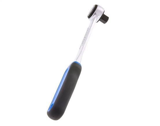 carraca Gedore de 1/2" con palanca metálica de cambio de dirección