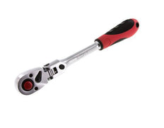 cabezal giratorio de 1/2" Gedore rojo de 180 grados y palanca de cambio