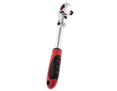 cabezal giratorio de 1/2" Gedore rojo de 180 grados y palanca de cambio