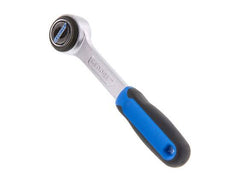 carraca Gedore de 1/4" con palanca metálica de cambio de dirección