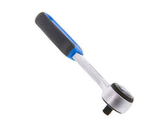 carraca Gedore de 1/4" con palanca metálica de cambio de dirección