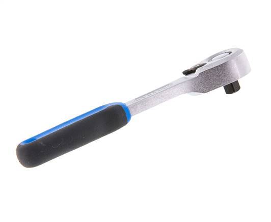 carraca Gedore de 1/4" con palanca de cambio y botón de bloqueo