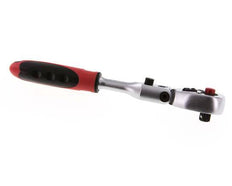 1/4" Gedore Red 180 Degrees Pivoting Head And Switch Lever
