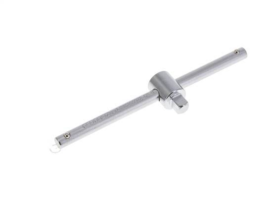 mango deslizante rojo de 1/4" (6,3 mm) con bloqueo de bola