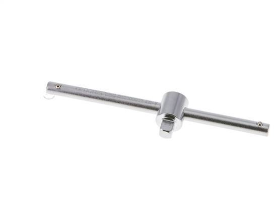 mango deslizante rojo de 1/4" (6,3 mm) con bloqueo de bola