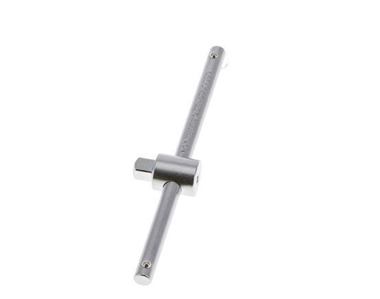 mango deslizante rojo de 1/4" (6,3 mm) con bloqueo de bola