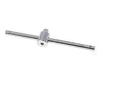 mango deslizante rojo de 1/4" (6,3 mm) con bloqueo de bola