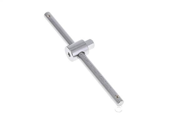 mango deslizante rojo de 1/4" (6,3 mm) con bloqueo de bola