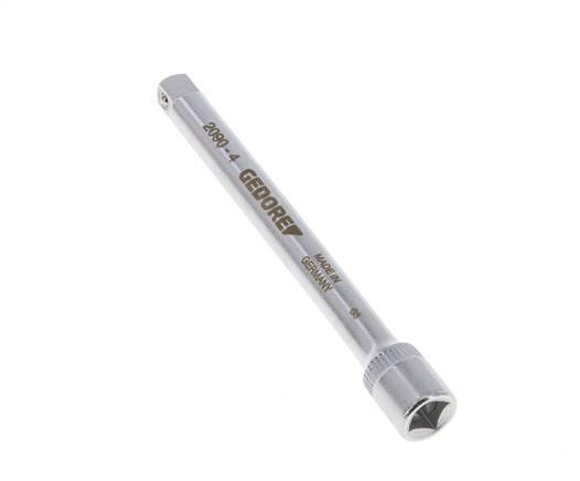 extensión de 1/4" (6,3 mm) Gedore 100 mm con bloqueo de bola