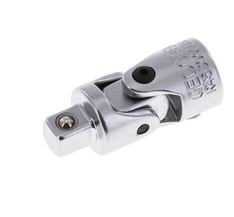 junta cardán roja de 1/4" (6,3 mm) con bloqueo de bola