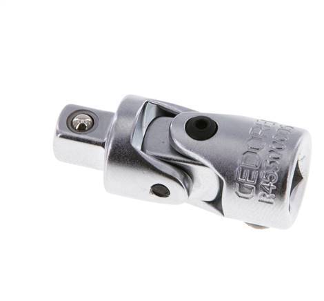 junta cardán roja de 1/4" (6,3 mm) con bloqueo de bola