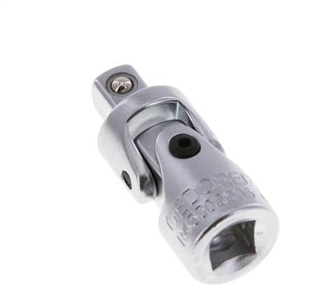 junta cardán roja de 1/4" (6,3 mm) con bloqueo de bola