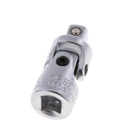 junta cardán roja de 1/4" (6,3 mm) con bloqueo de bola