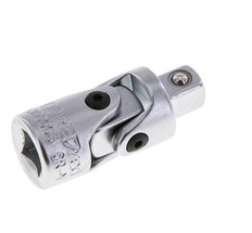 junta cardán roja de 1/4" (6,3 mm) con bloqueo de bola