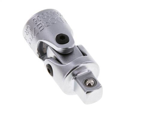 junta cardán roja de 1/4" (6,3 mm) con bloqueo de bola